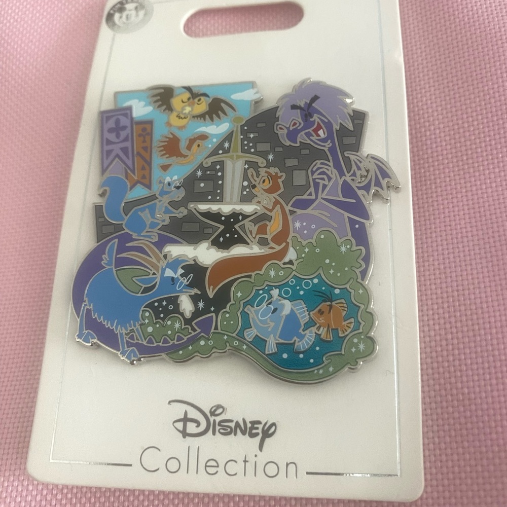 Sword in the stone supporting cast pin